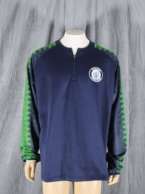 World Cup of Rugby Sweater - Rugby Educator 1/4 Zip- Men's Large